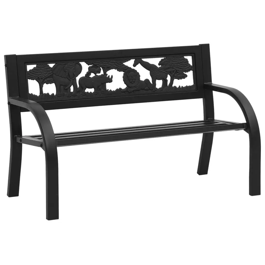 Children Garden Bench 86 cm Steel 317773 - Up to 65% off Outdoor Furniture