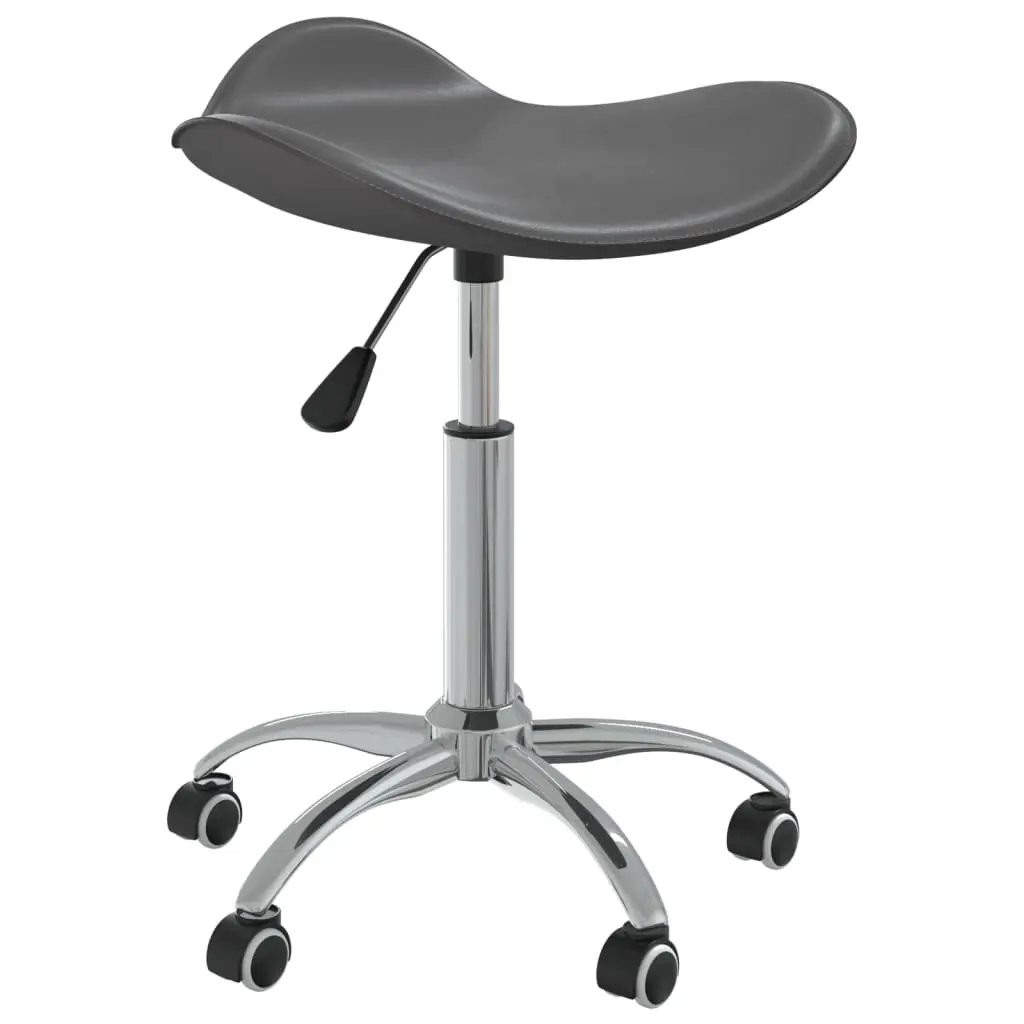 Office Chair Grey Faux Leather 3088560 - Furniture
