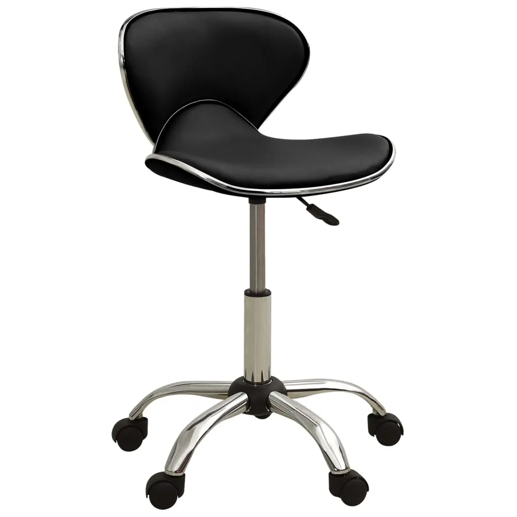 Office Chair Black Faux Leather 3088626 - Furniture