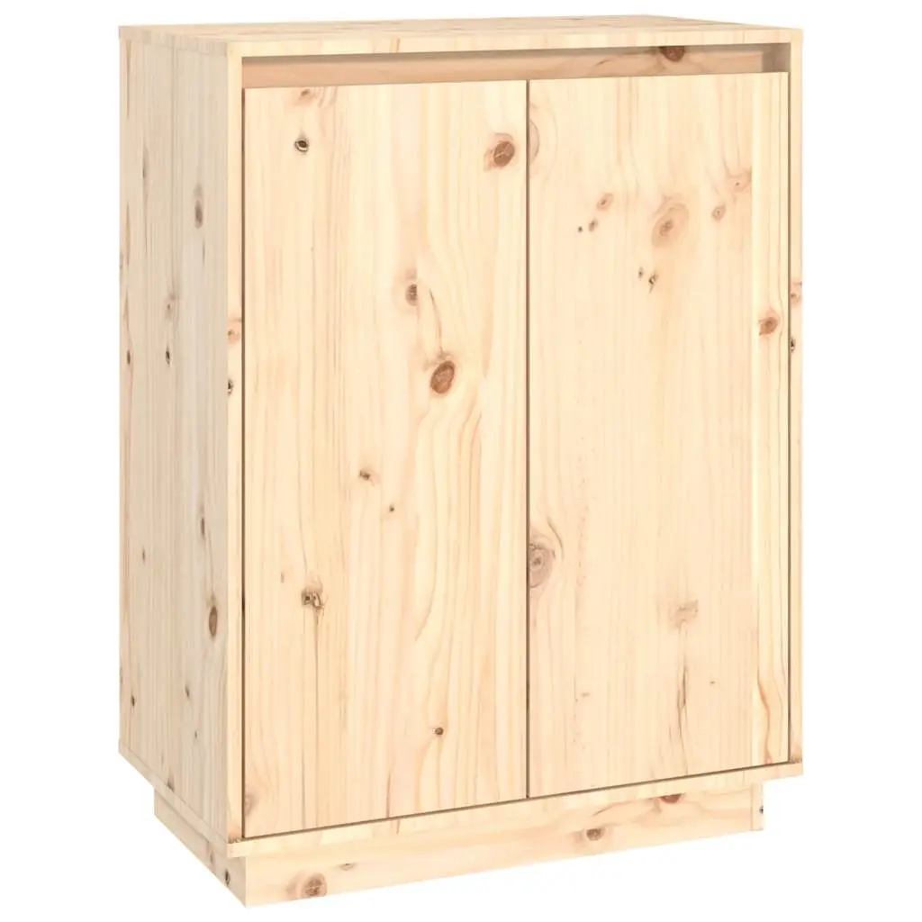Shoe Cabinet 60x35x80 cm Solid Wood Pine 813530 - Home & Garden