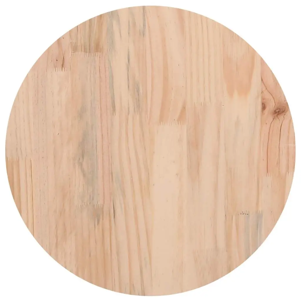 Table Top Ø40x2.5 cm Solid Wood Pine 813645 - Furniture