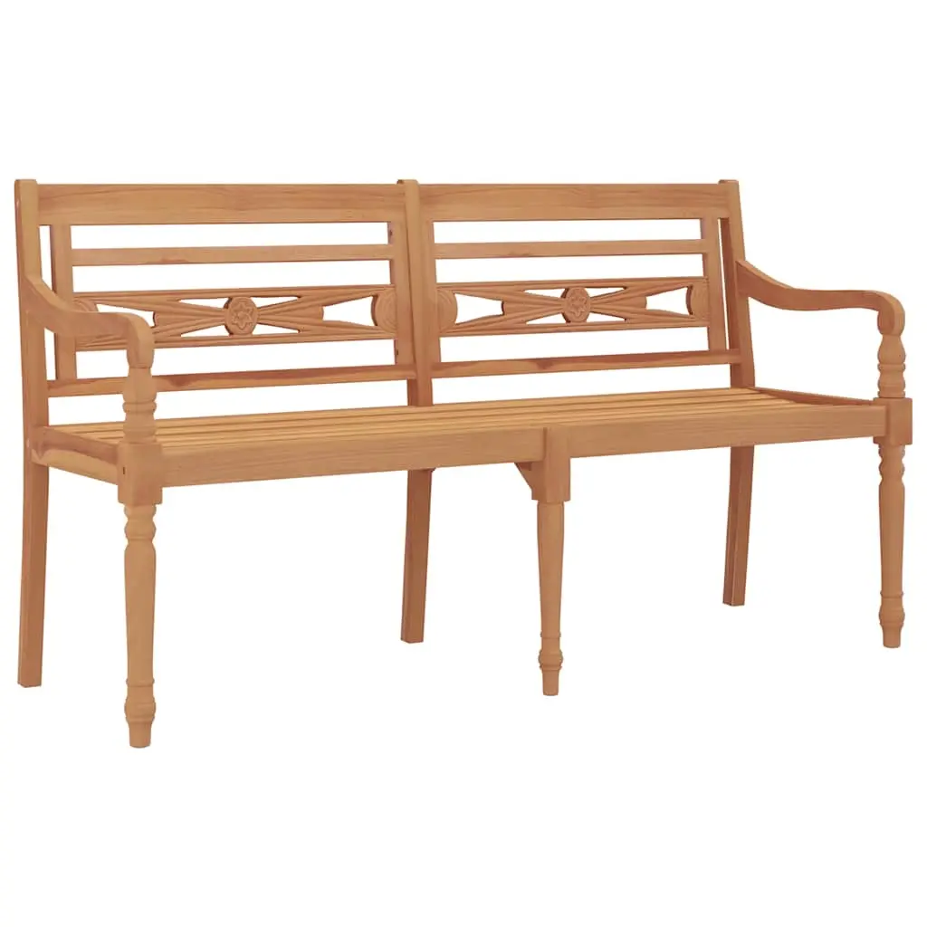 Batavia Bench 150 cm Solid Wood Teak 319147 - Furniture
