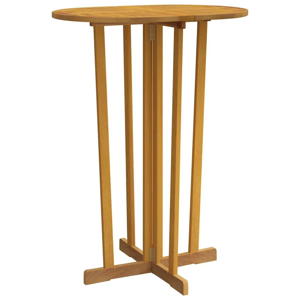 Folding Bar Table 90x65x105 cm Solid Wood Teak 319149 - Furniture