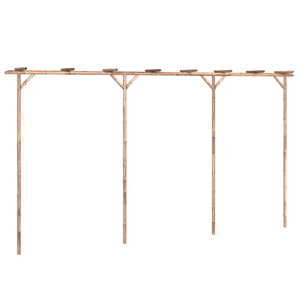 Pergola Bamboo 385x40x205 cm 341747 - Home & Garden