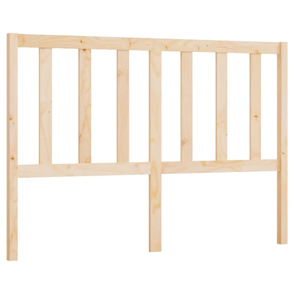 Bed Headboard 156 cm Solid Wood Pine 817745 - Furniture