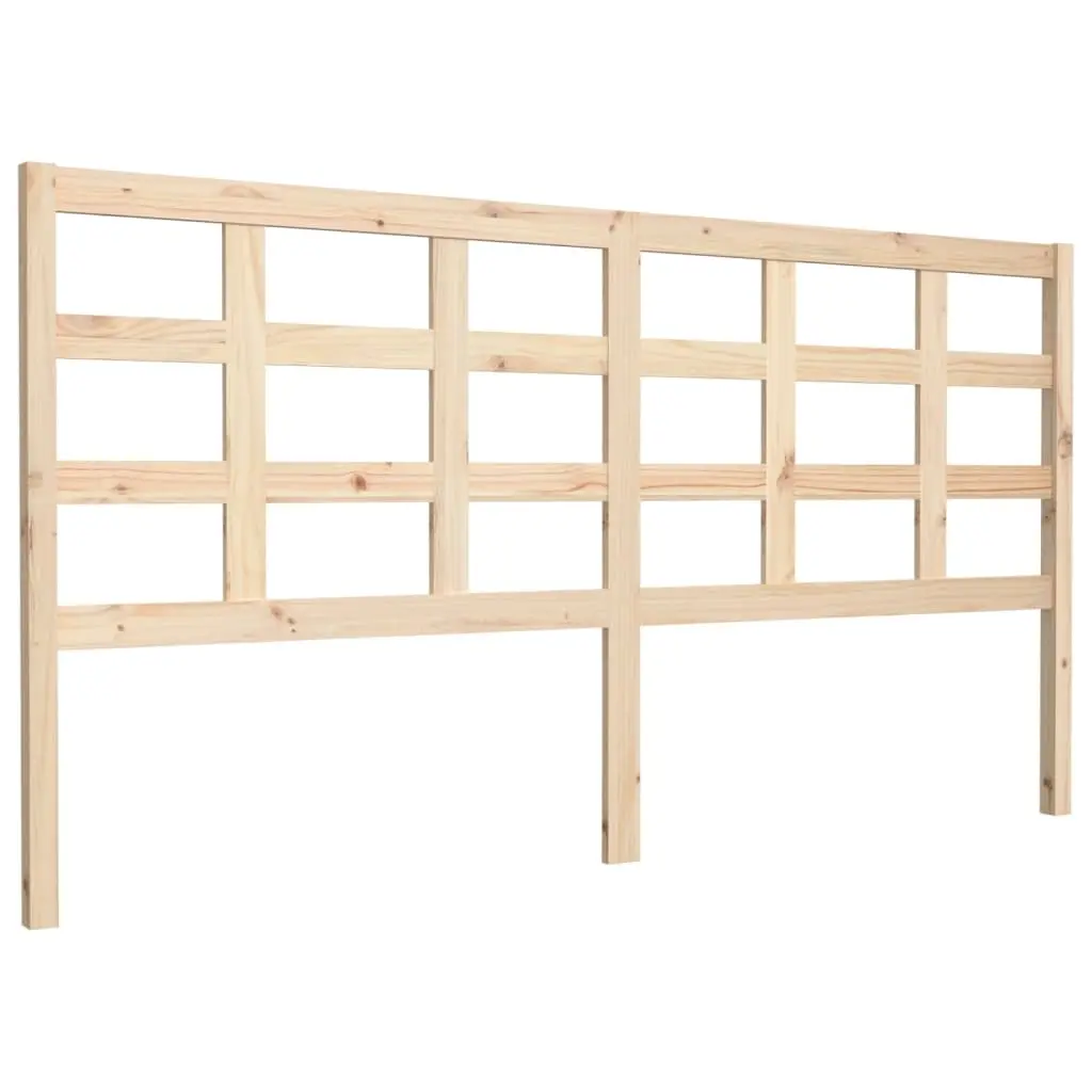 Bed Headboard 185.5 cm Solid Wood Pine 817905 - Furniture