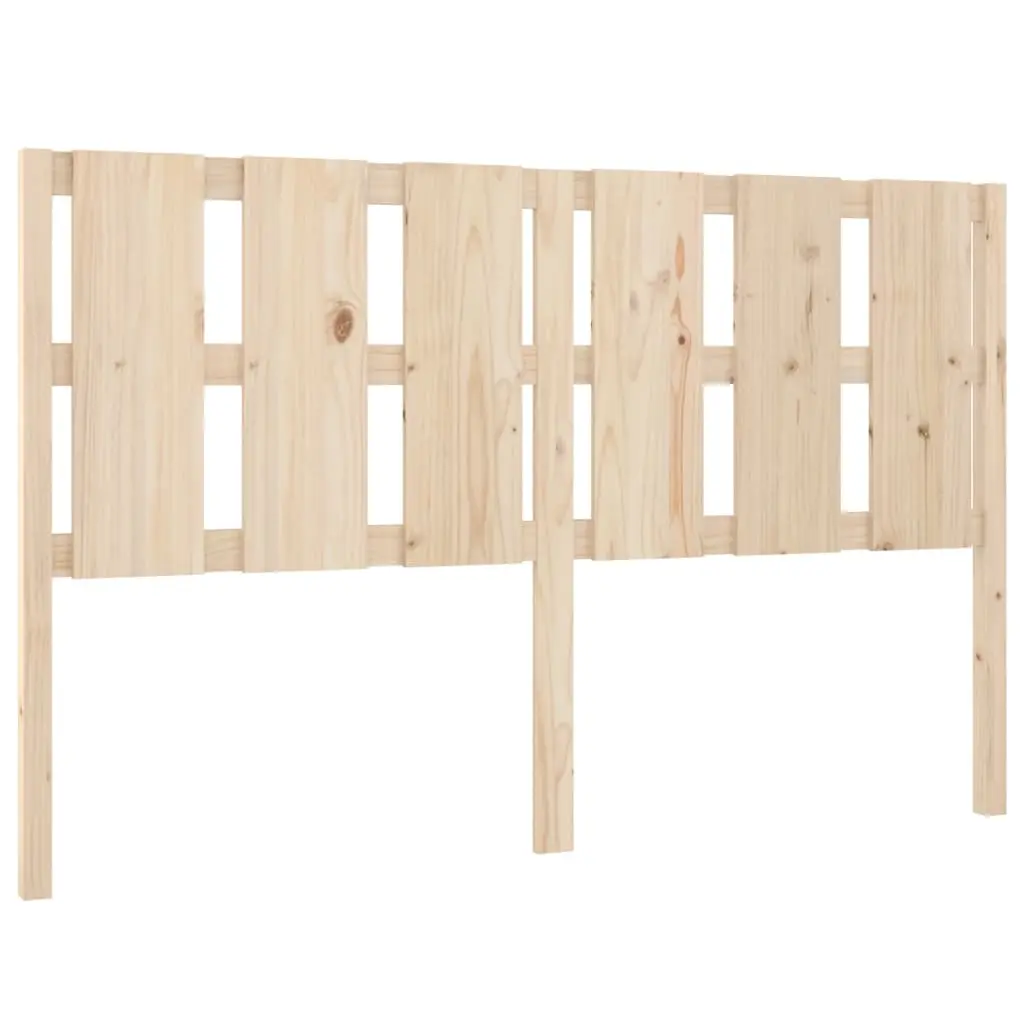 Bed Headboard 155.5 cm Solid Wood Pine 817995 - Furniture