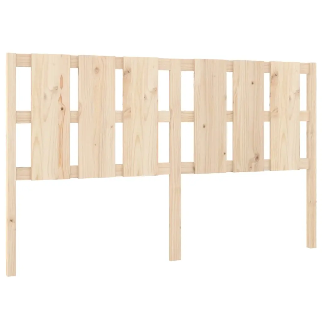 Bed Headboard 185.5 cm Solid Wood Pine 818005 - Furniture