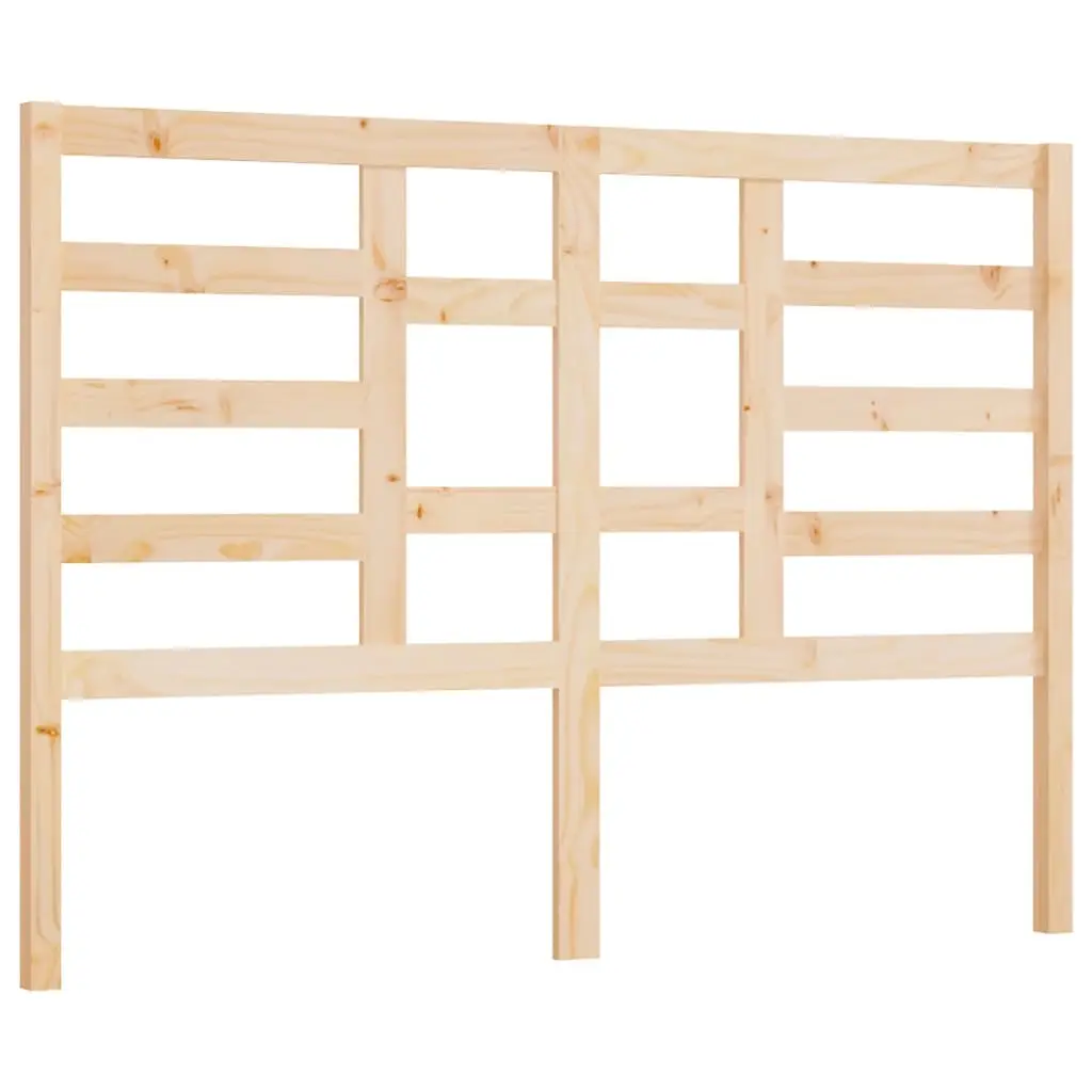 Bed Headboard 141 cm Solid Wood Pine 818135 - Furniture