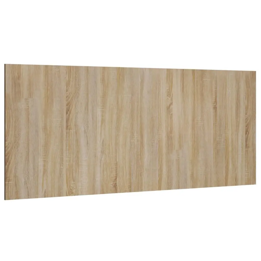 Bed Headboard Sonoma Oak 200x1.5x80 cm Engineered Wood 811046 - Furniture