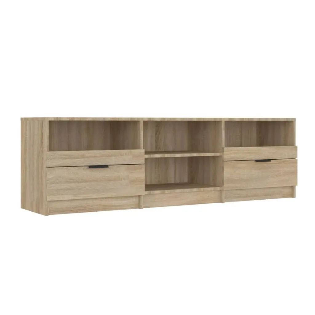 TV Cabinet Sonoma Oak 150x33.5x45 cm Engineered Wood 811460 - Furniture