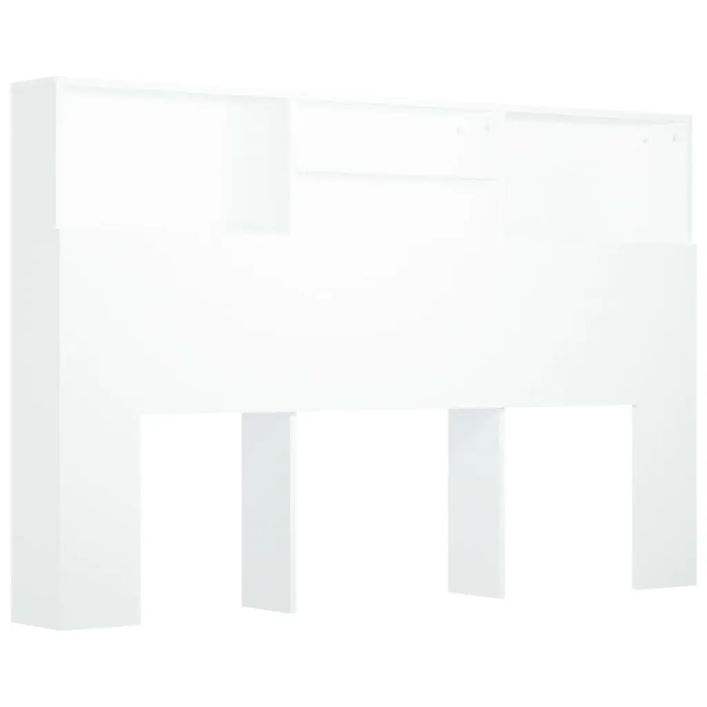 Headboard Cabinet White 160 cm 811871 - Furniture
