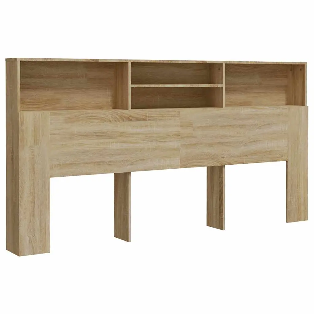 Headboard Cabinet Sonoma Oak 200 cm 811892 - Furniture