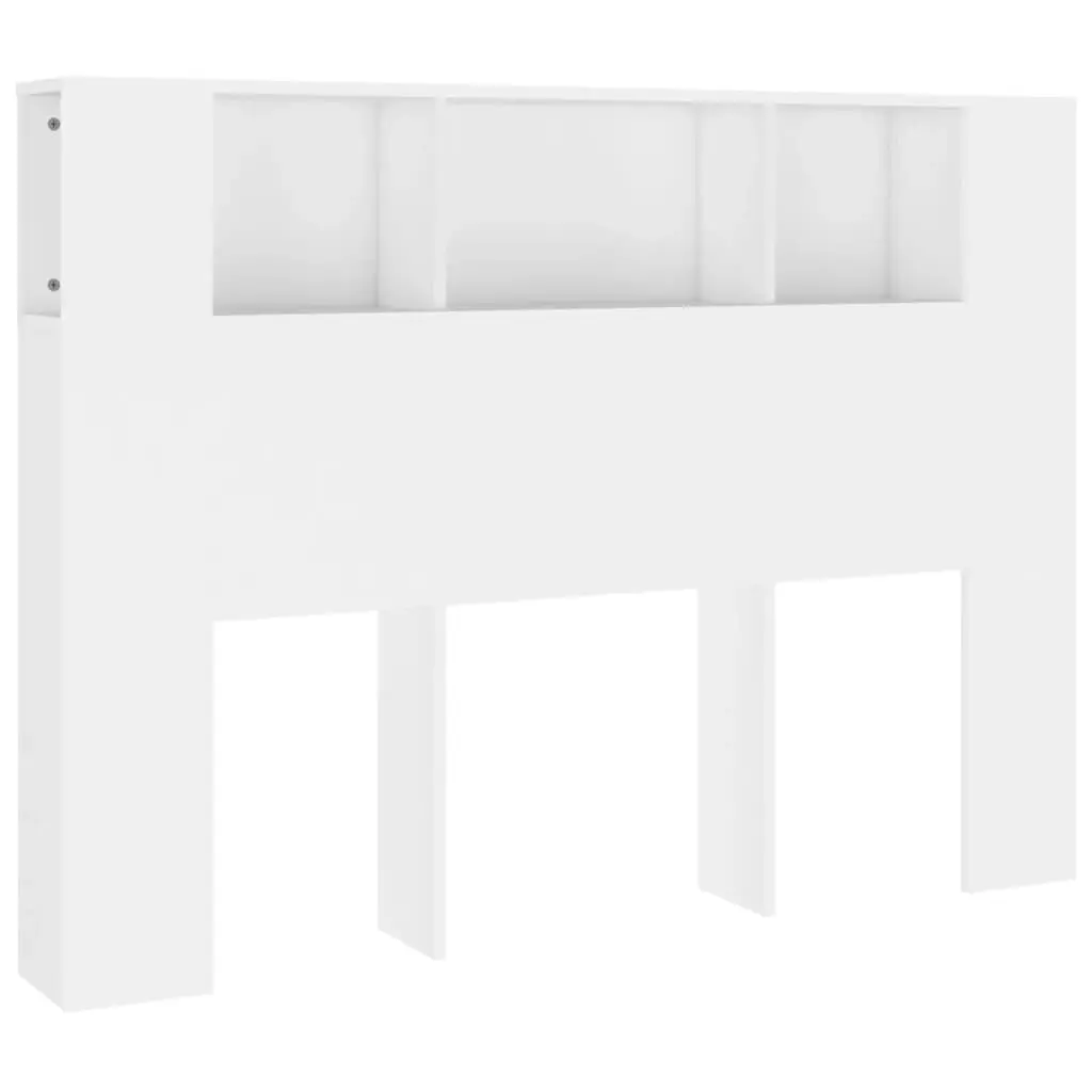 Headboard Cabinet White 140 cm 811925 - Furniture