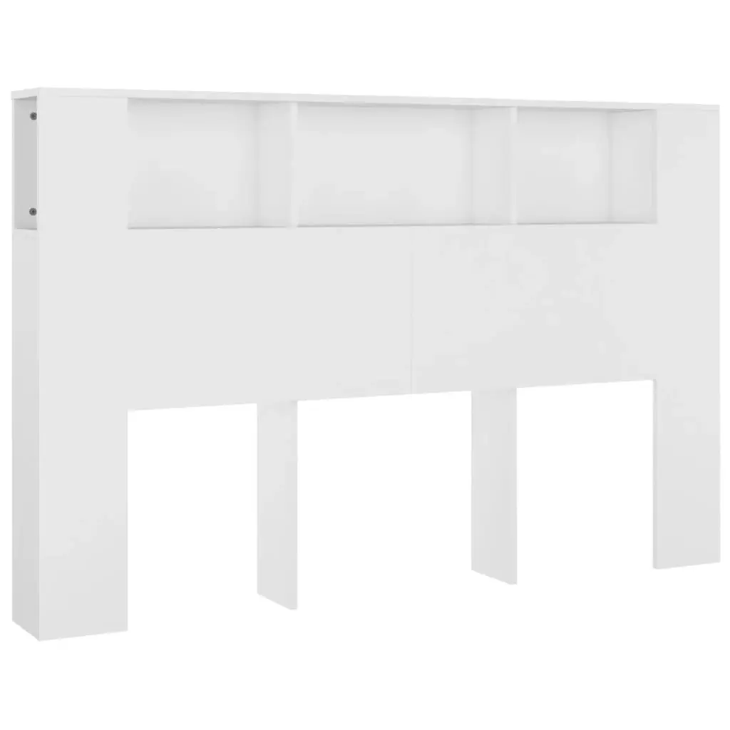 Headboard Cabinet White 160 cm 811934 - Furniture