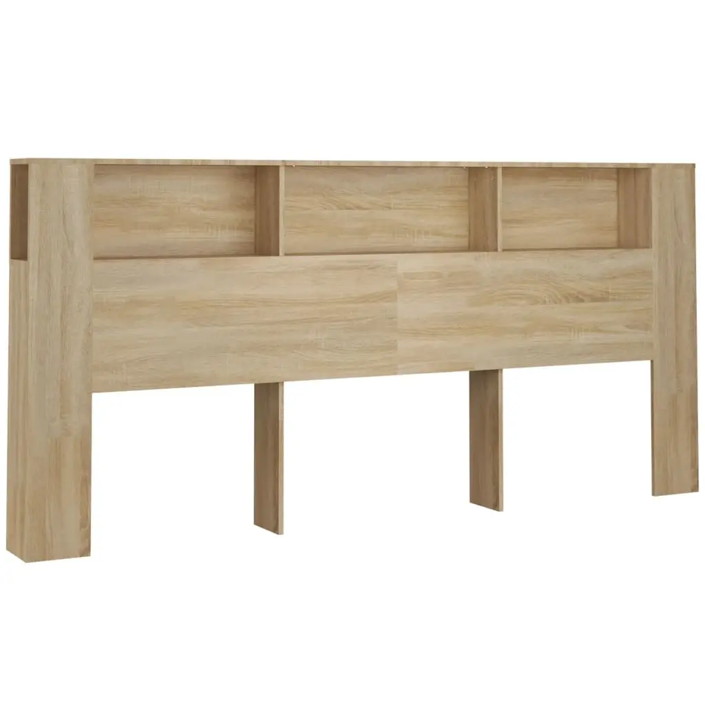 Headboard Cabinet Sonoma Oak 220 cm 811964 - Furniture