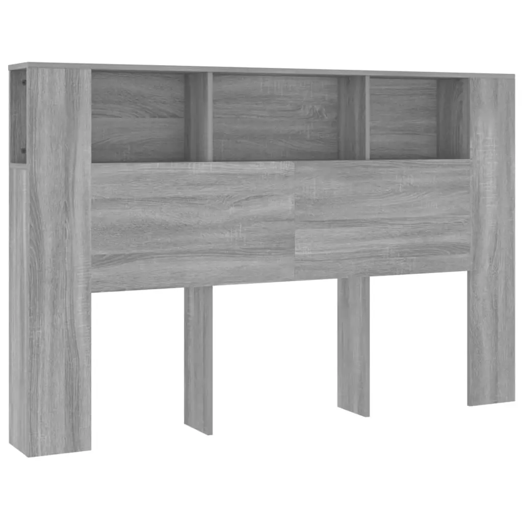 Headboard Cabinet Grey Sonoma 160 cm 817274 - Furniture