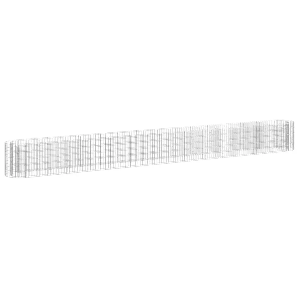 Gabion Raised Bed Galvanised Iron 540x50x50 cm 152030 - Home & Garden
