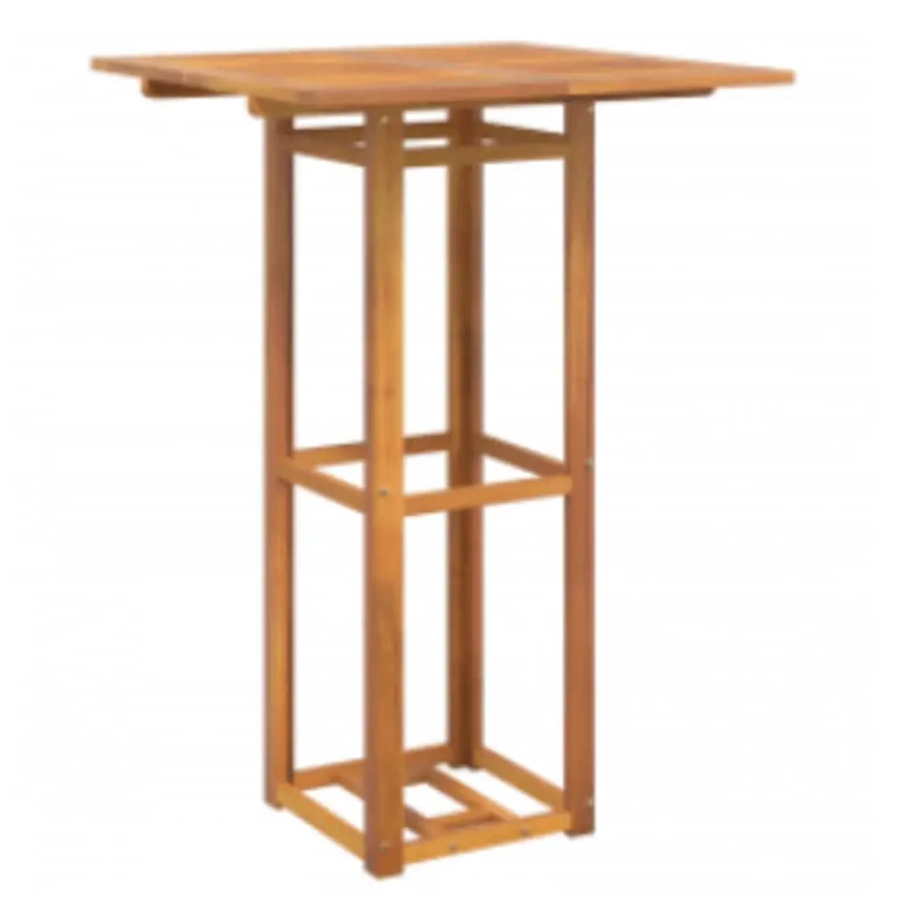 Bistro Table 75x75x110 cm Solid Wood Acacia 319187 - Up to 65% off Outdoor Furniture