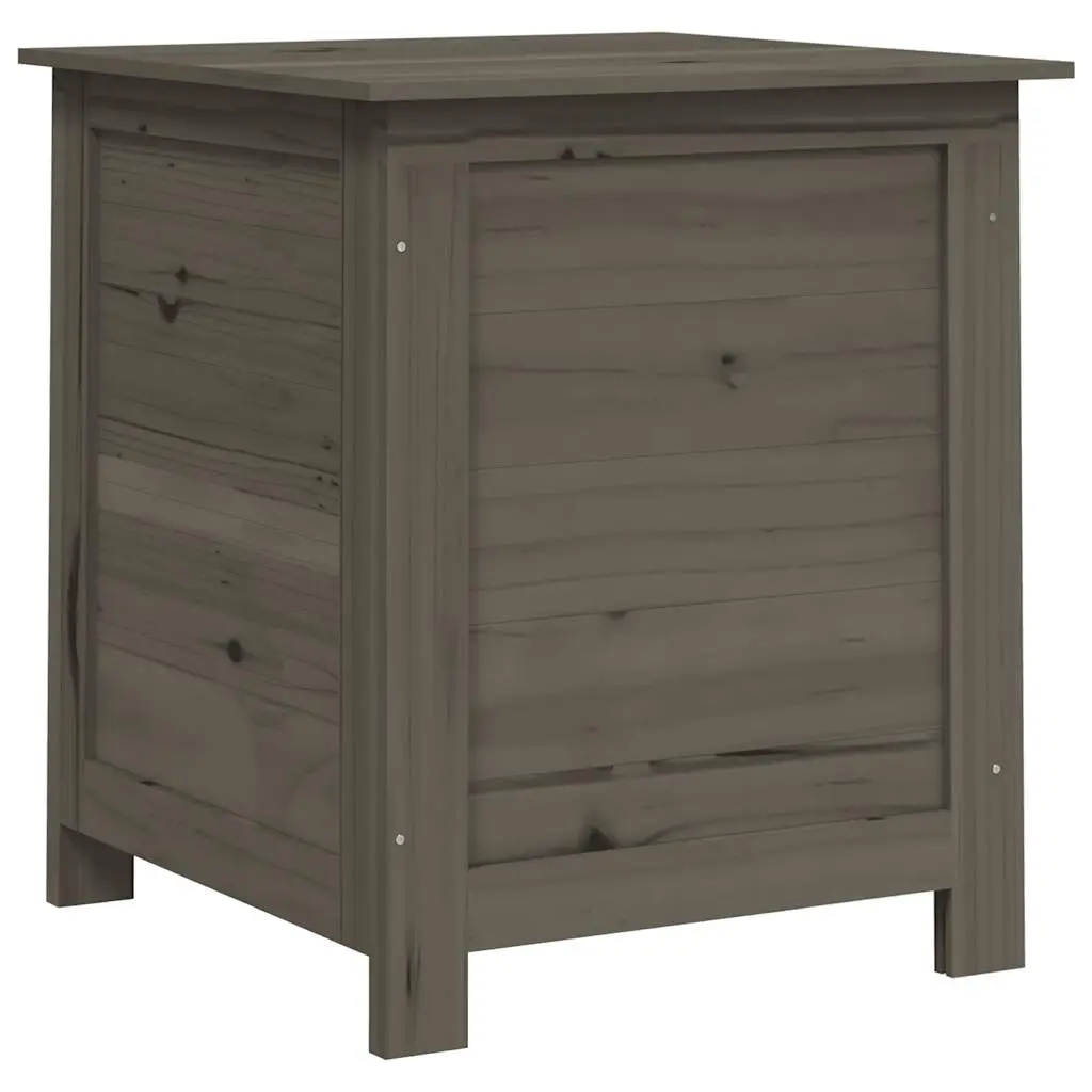 Outdoor Cushion Box Anthracite 50x50x56 cm Solid Wood Fir 152164 - Outdoor Storage Boxes - Up to 60% off
