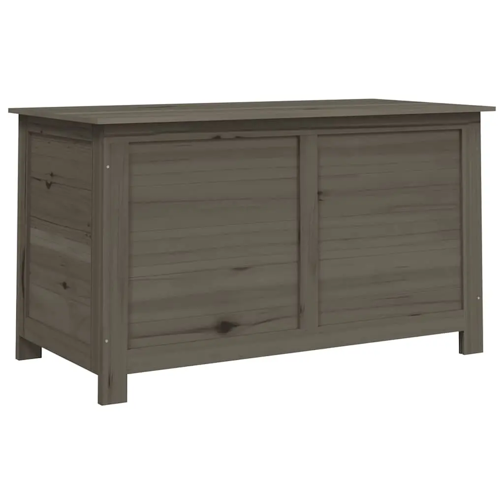 Outdoor Cushion Box Anthracite 100x50x56 cm Solid Wood Fir 152168 - Outdoor Storage Boxes - Up to 60% off
