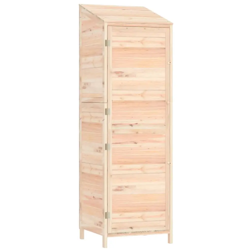 Garden Shed 55x52x174.5 cm Solid Wood Fir 152186 - Home & Garden