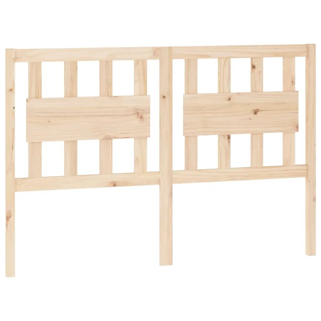 Bed Headboard 140.5 cm Solid Wood Pine 818565 - Furniture