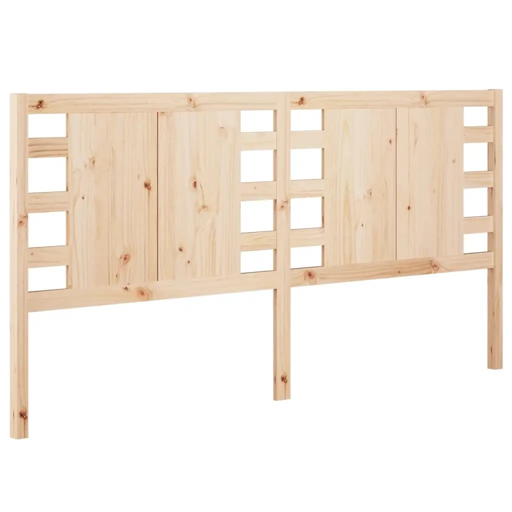 Headboard 186 cm Solid Wood Pine 818785 - Furniture