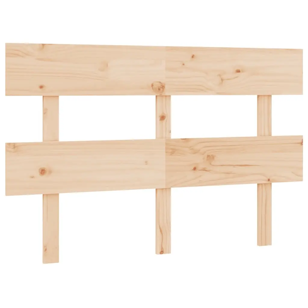 Bed Headboard 184 cm Solid Wood Pine 819085 - Furniture