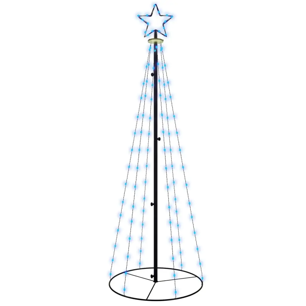 Christmas Cone Tree Blue 108 LEDs 70x180 cm 343488 - Home & Garden
