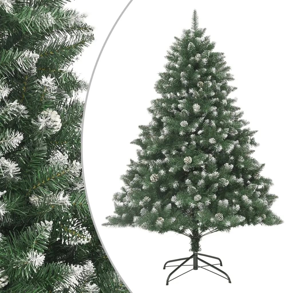 Artificial Christmas Tree with Stand 240 cm PVC 345163 - Up to 60% Off Christmas Decoration Specials