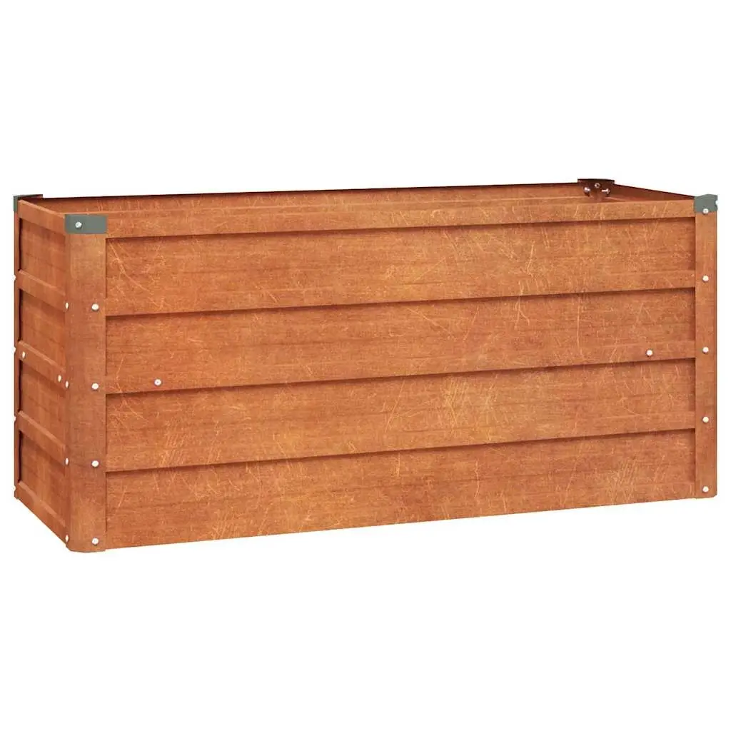 Garden Raised Bed Rusty 100x40x45 cm Corten Steel 151950 - Home & Garden