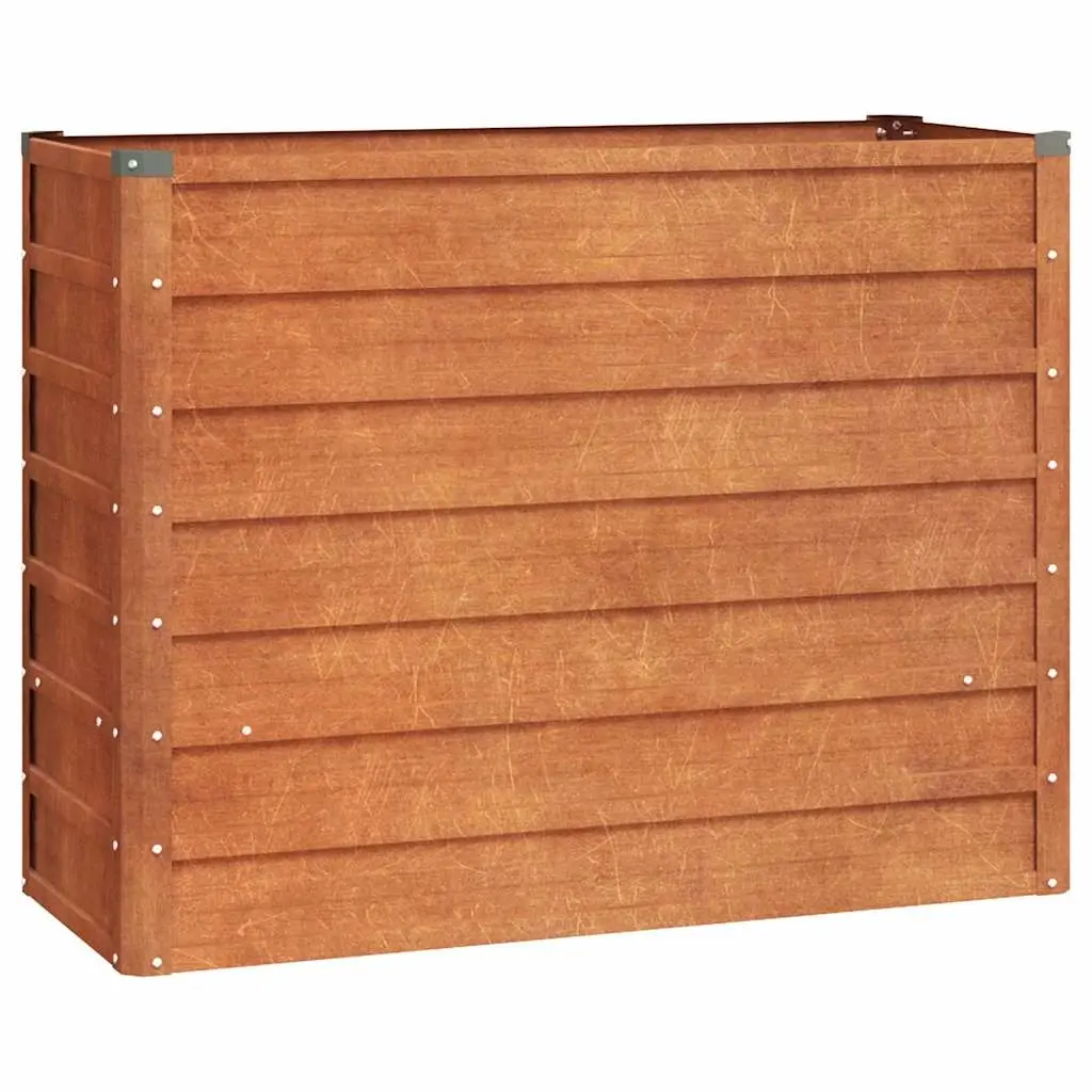 Garden Raised Bed Rusty 100x40x77 cm Corten Steel 151951 - Home & Garden