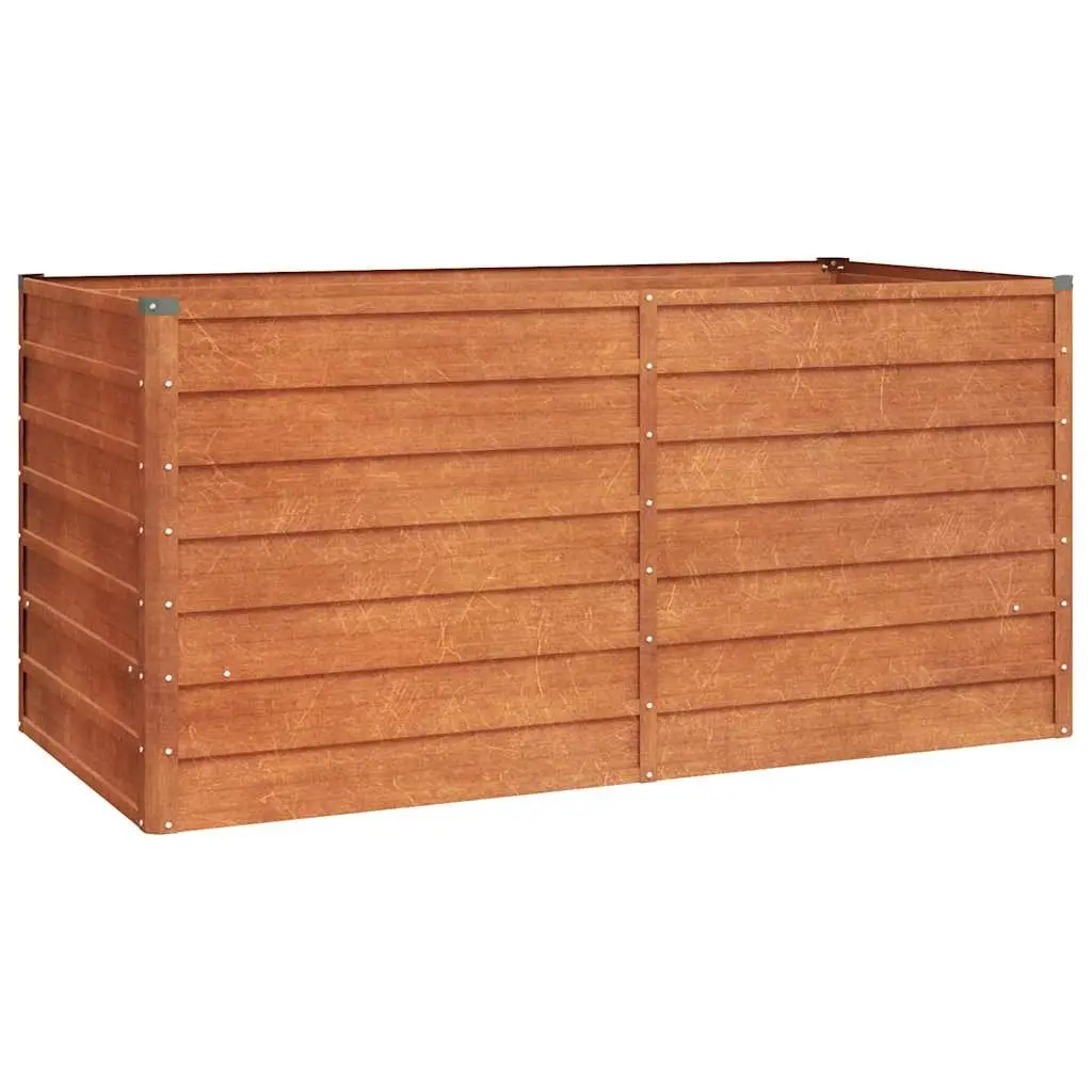 Garden Raised Bed Rusty 160x80x77 cm Corten Steel 151959 - Home & Garden