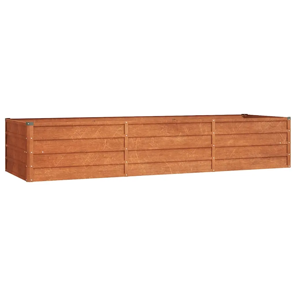 Garden Raised Bed Rusty 240x80x45 cm Corten Steel 151960 - Home & Garden