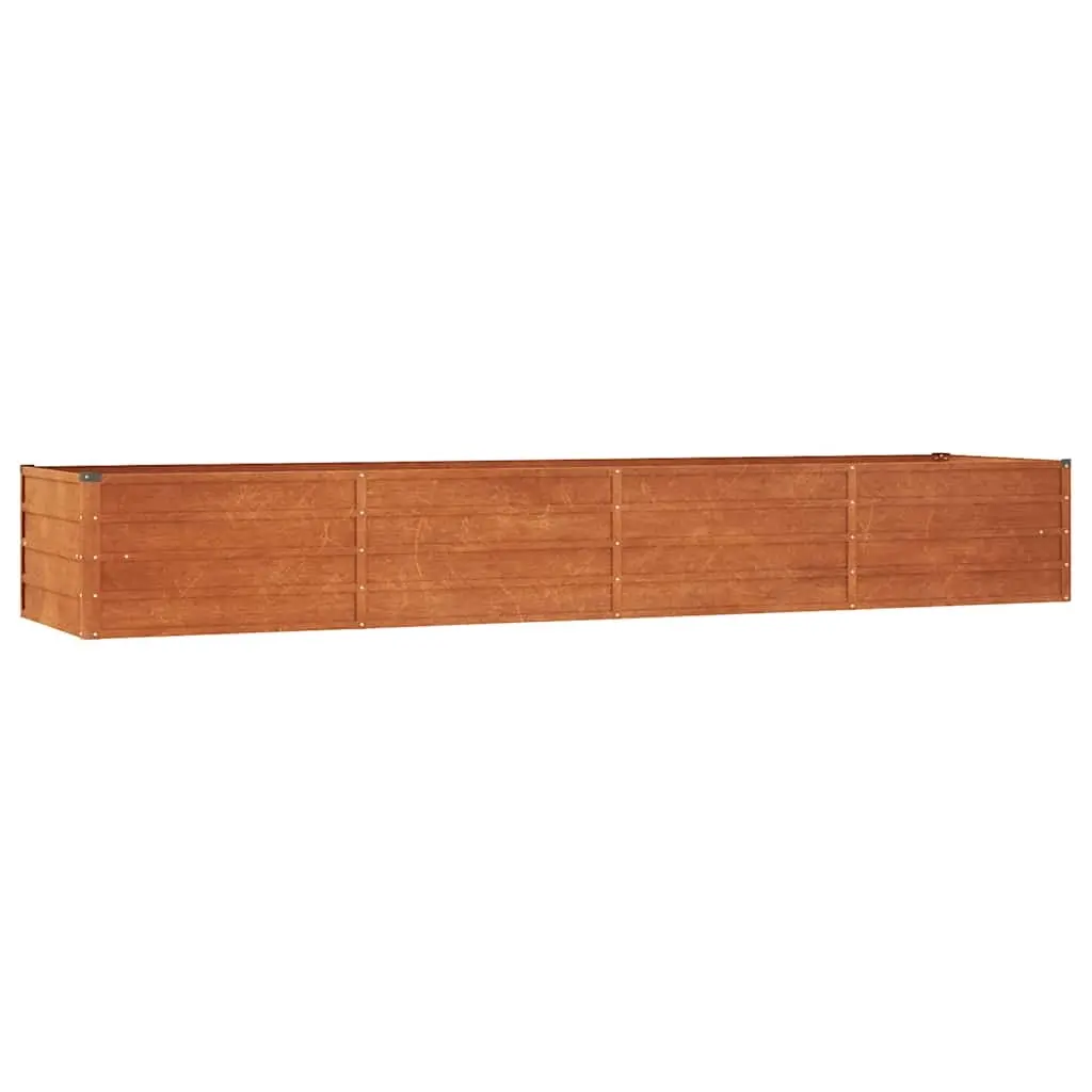 Garden Raised Bed Rusty 320x80x45 cm Corten Steel 151962 - Home & Garden
