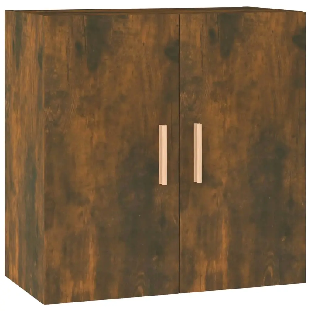 Wall Cabinet Smoked Oak 60x30x60 cm Engineered Wood 817591 - Furniture