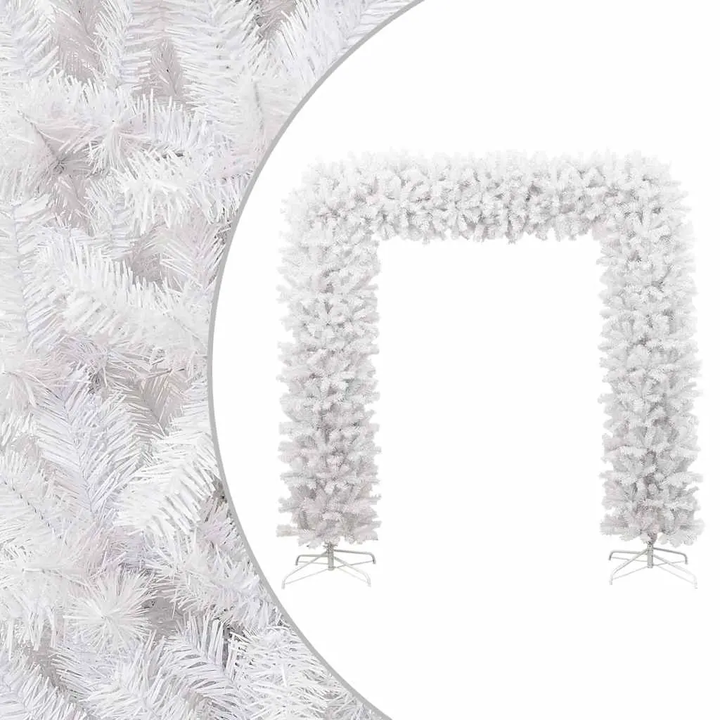 Christmas Tree Arch White 240 cm 345090 - Home & Garden