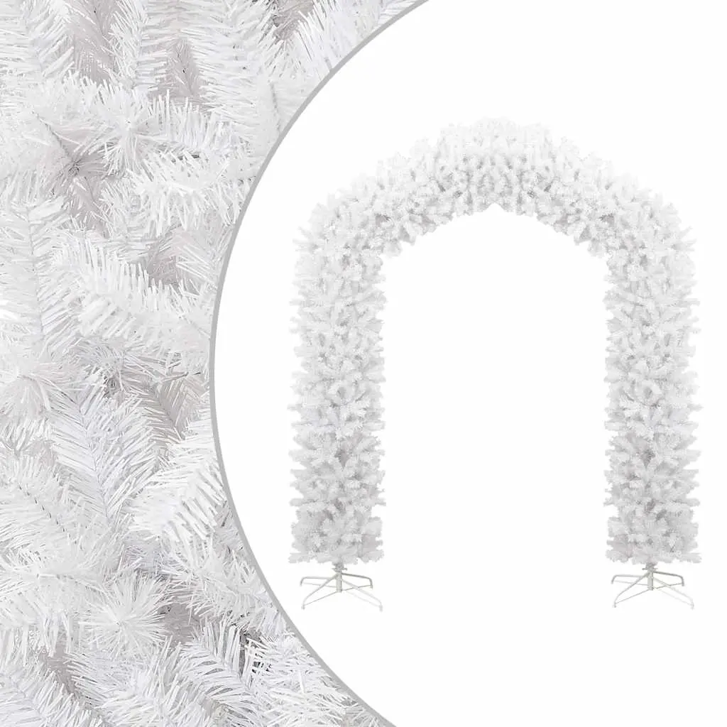 Christmas Tree Arch White 270 cm 345093 - Home & Garden