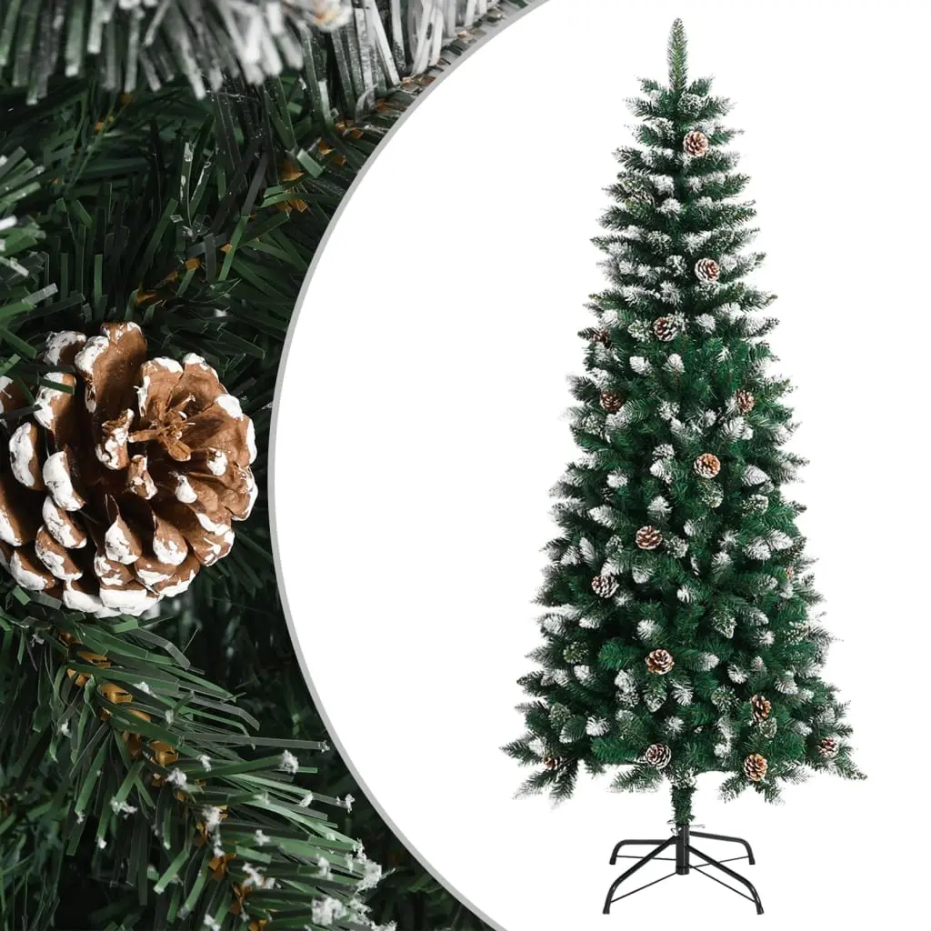 Artificial Christmas Tree with Stand Green 180 cm PVC 345175 - Home & Garden