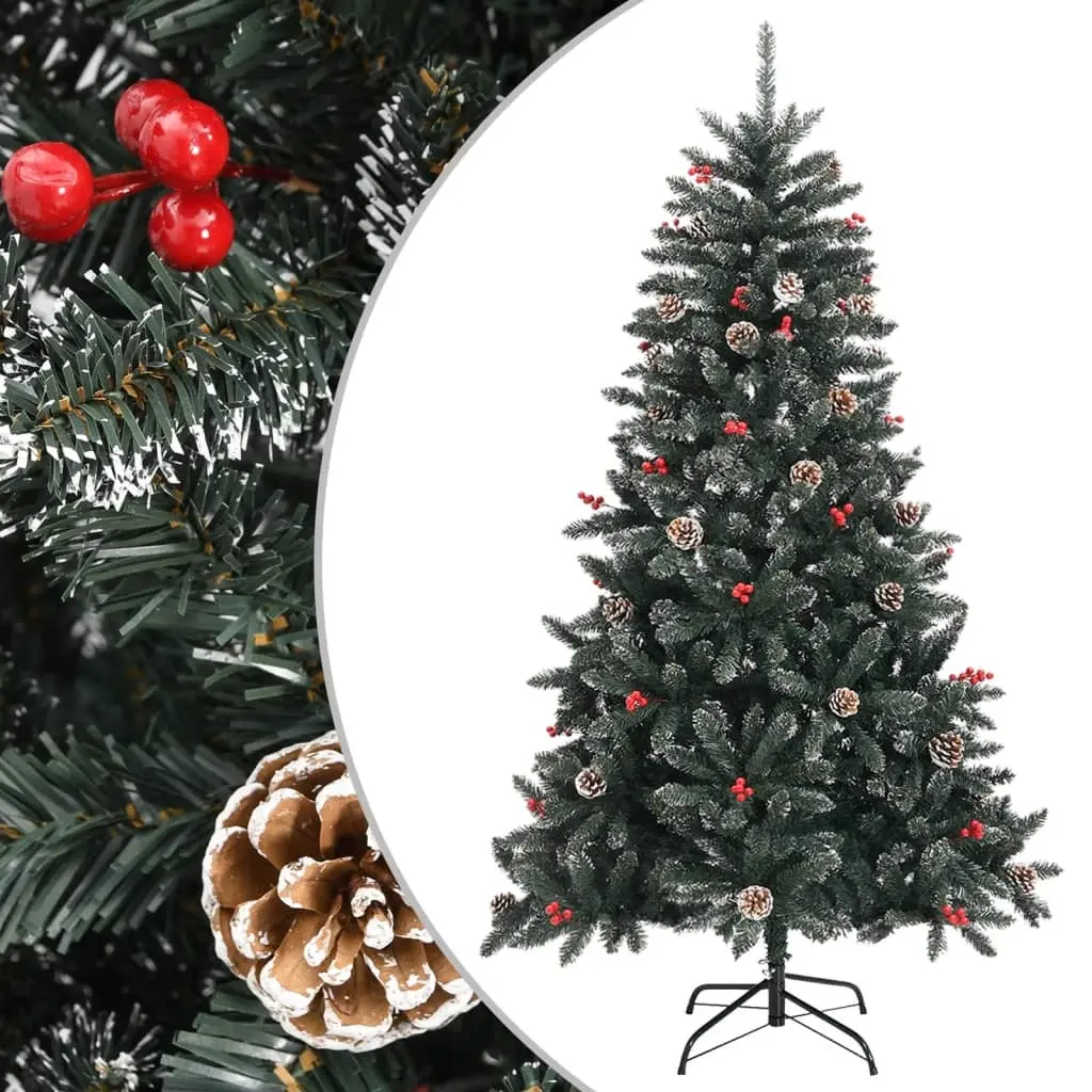 Artificial Christmas Tree with Stand Green 150 cm PVC 345179 - Home & Garden