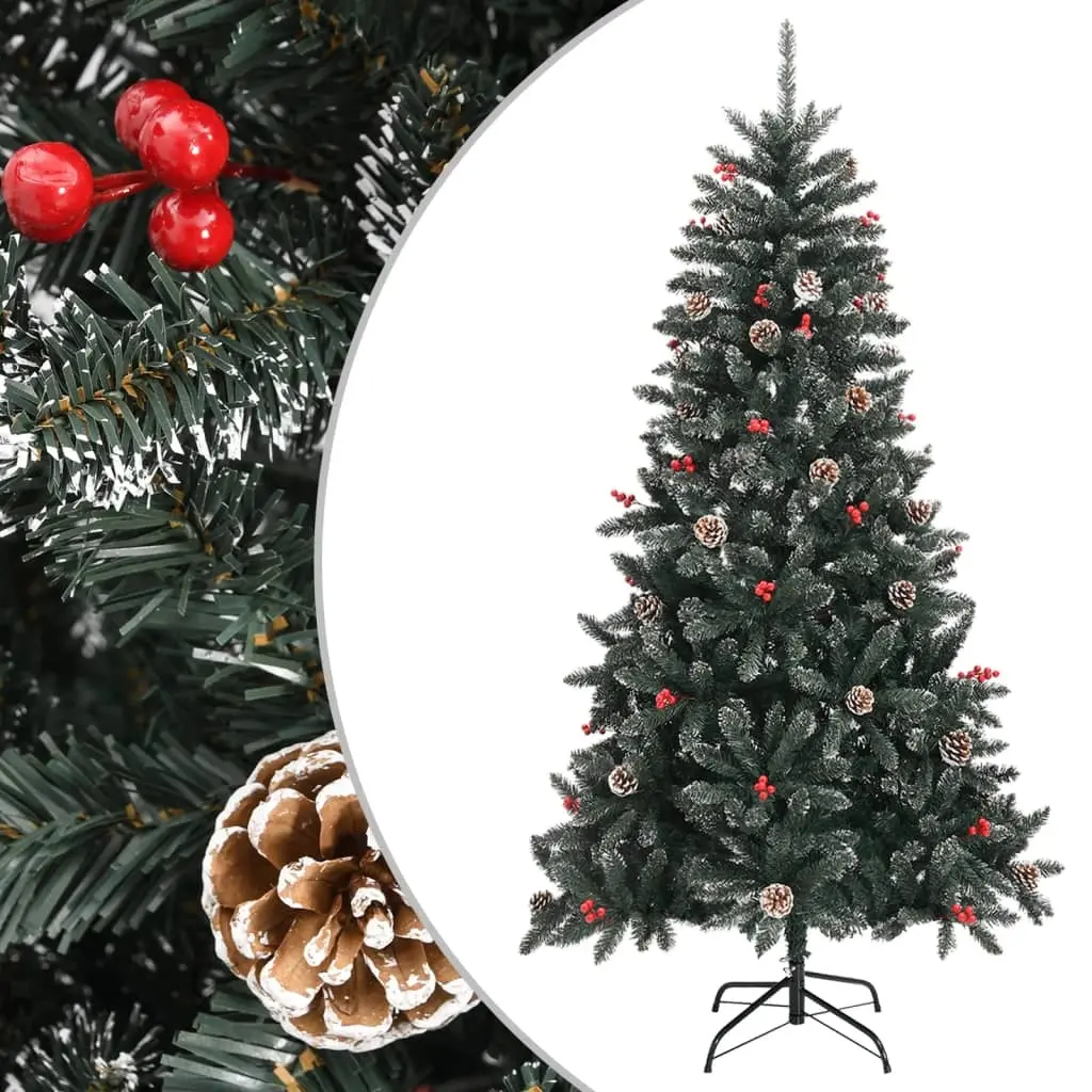 Artificial Christmas Tree with Stand Green 180 cm PVC 345180 - Home & Garden