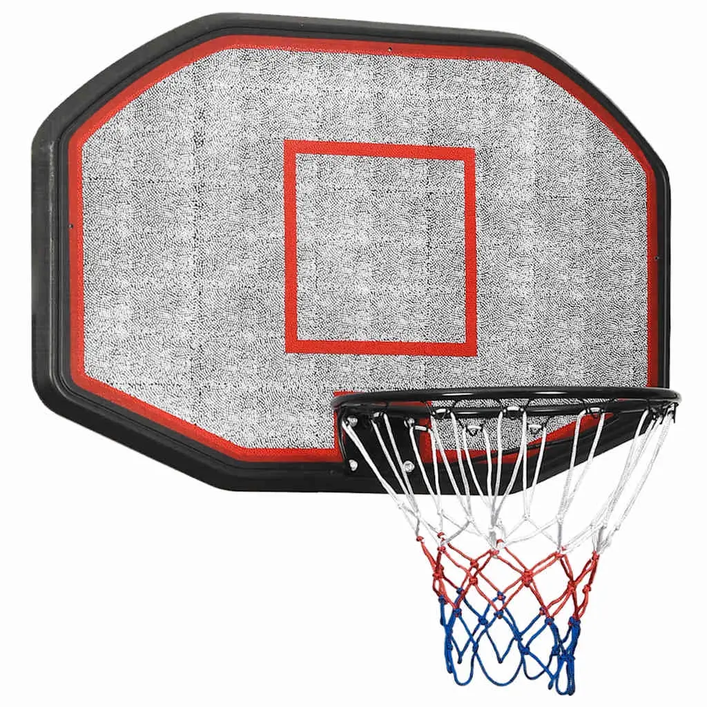Basketball Backboard Black 109x71x3 cm Polyethene 93665 - Sports & Outdoor