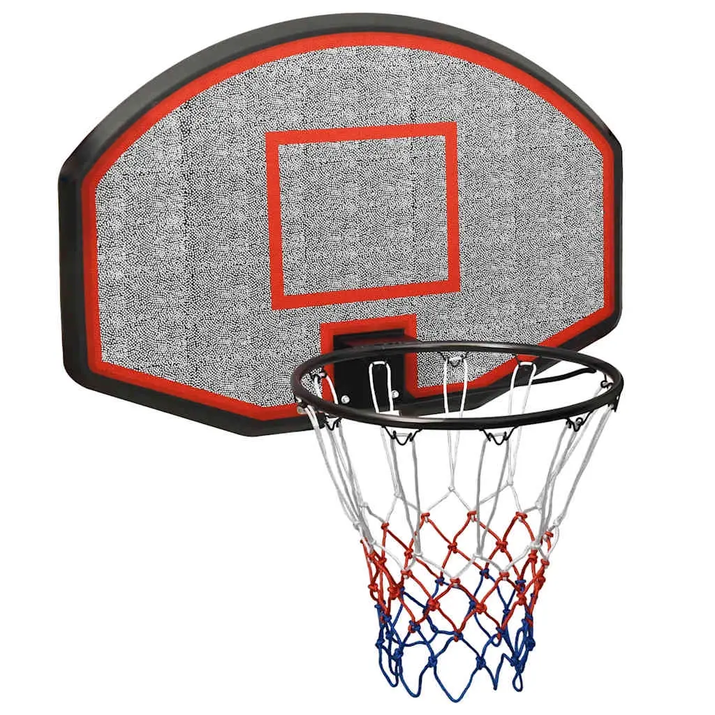 Basketball Backboard Black 90x60x2 cm Polyethene 93666 - Sports & Outdoor