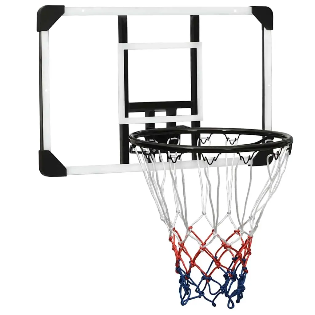 Basketball Backboard Transparent 71x45x2.5 cm Polycarbonate 93670 - Sports & Outdoor