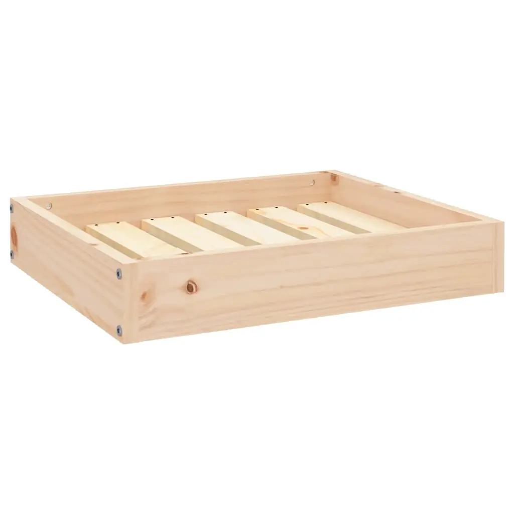 Dog Bed 51.5x44x9 cm Solid Wood Pine 820846 - Pets