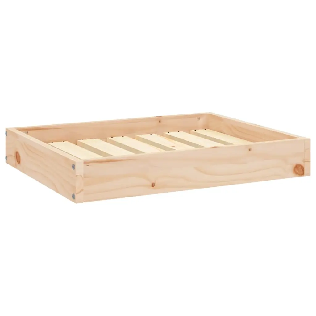 Dog Bed 61.5x49x9 cm Solid Wood Pine 820851 - Pets