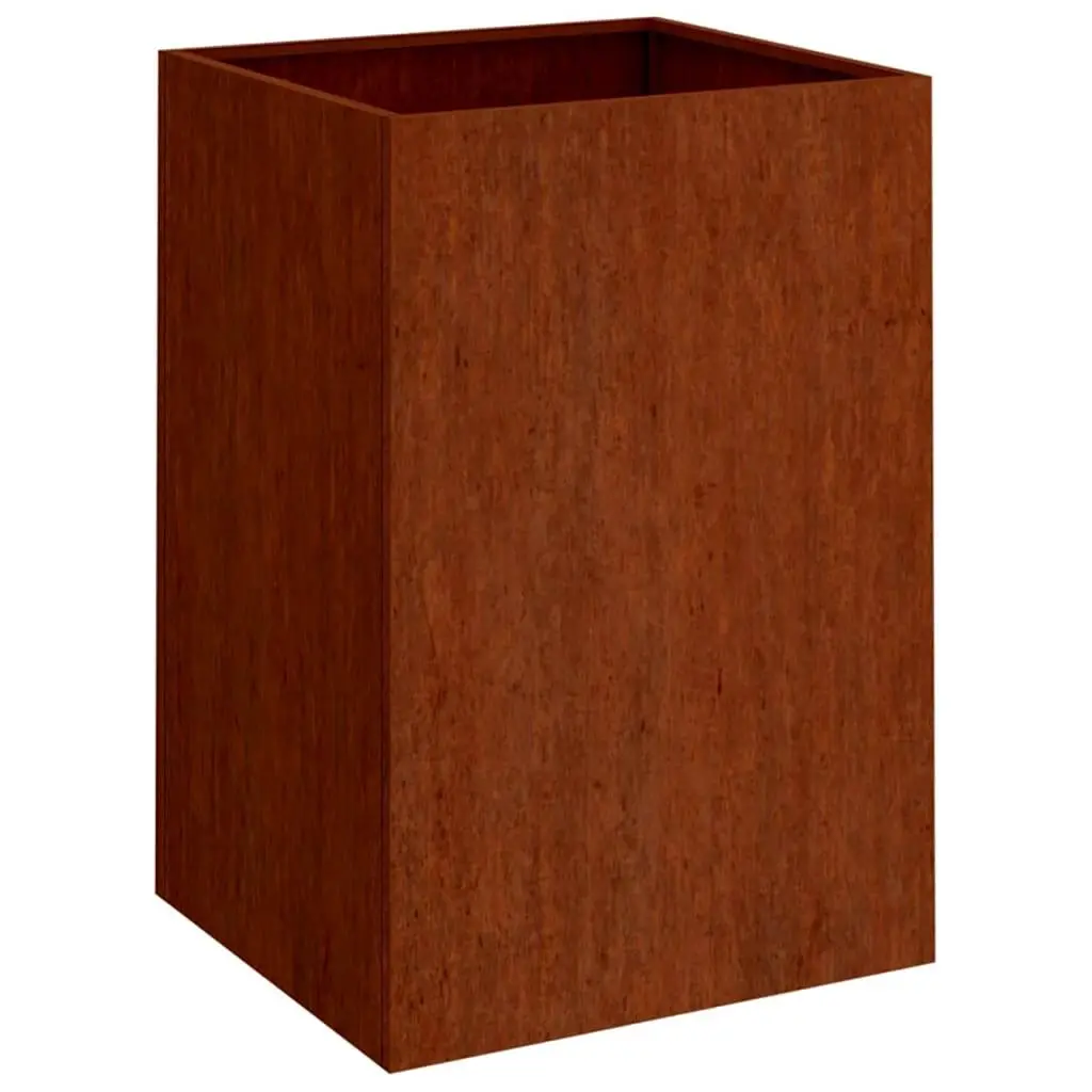 Planter 52x48x75 cm Corten Steel 821555 - Home & Garden