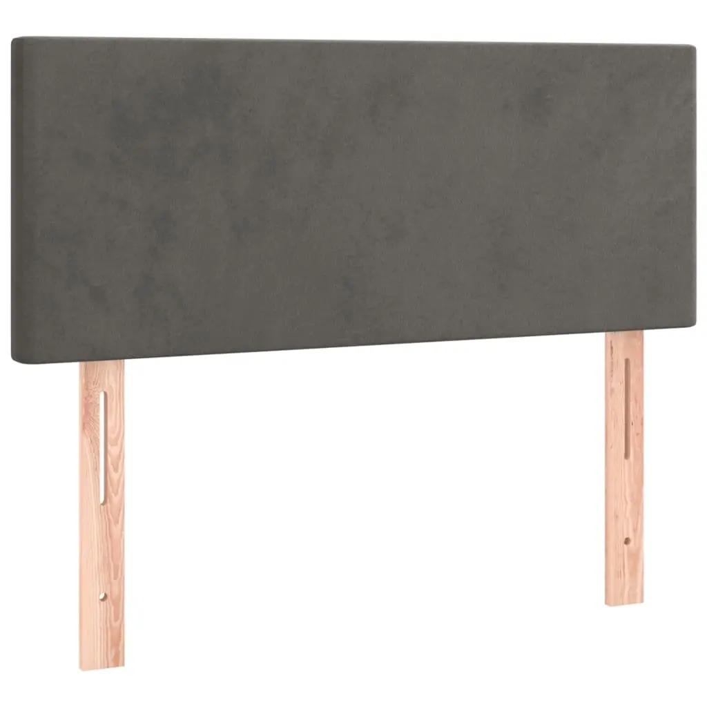 Headboard Dark Grey 100 cm Velvet 345779 - Furniture