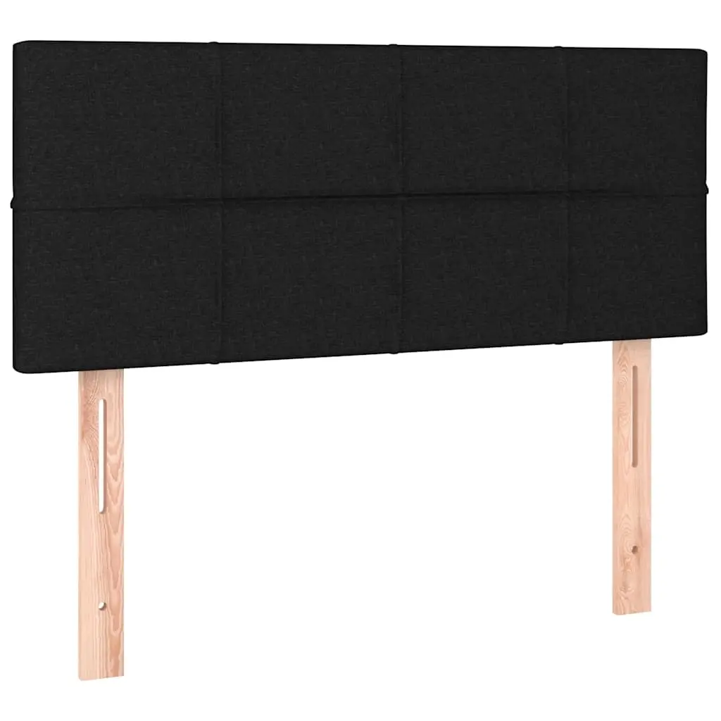 Headboard Black 100x5x78/88 cm Fabric 346034 - Furniture